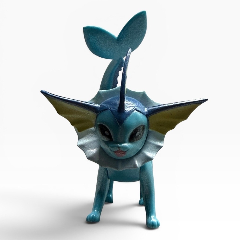 Pokemon Vaporeon Action Figure 2019 Wicked Cool Toys WCT Blue Pearlescent Gen 1
